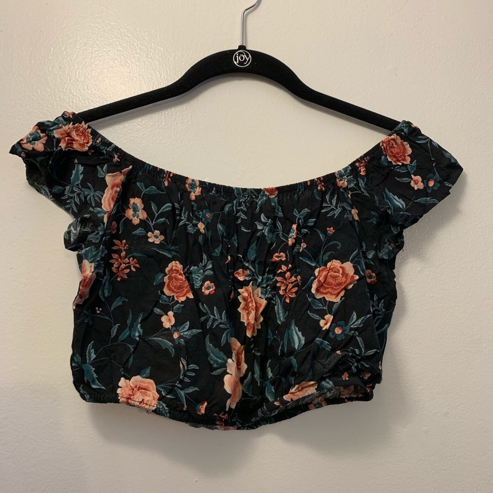 Floral crop top